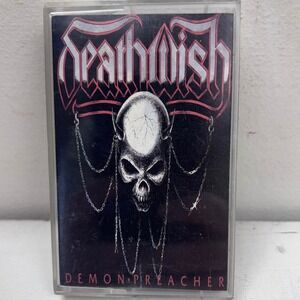 Deathwish‎ Demon Preacher Cassette Tape Heavy Metal GWR Records 1989